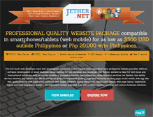 Tablet Screenshot of jether.net